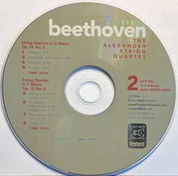 9CD/Caja Ludwig van Beethoven: The Complete String Quartets