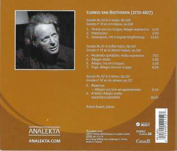 CD Ludwig van Beethoven: Beethoven: The Final Piano Sonatas