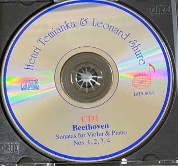 3CD/Caja Ludwig van Beethoven: 10 Sonatas For Violin & Piano (Live At The Library Of Congress 1946)