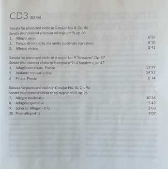 3CD/Caja Ludwig van Beethoven: Complete Sonatas For Piano & Violin