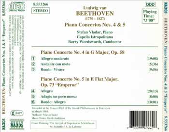 CD Ludwig van Beethoven: Piano Concertos Nos. 4 & 5