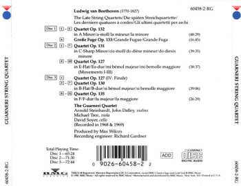 3CD Ludwig van Beethoven: The Late String Quartets Opp. 127, 130, 131, 132, 135