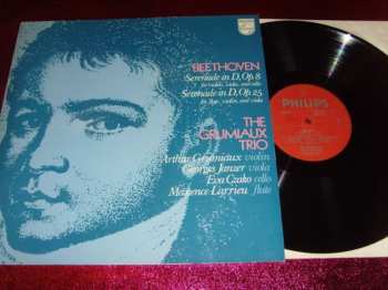 Album Ludwig van Beethoven: Serenade In D, Op. 8 For Violon, Viola, And Cello / Serenade In D, Op. 25 For Flute, Violin, And Viola