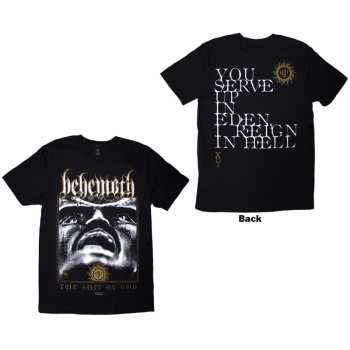 Mercancía Behemoth: Behemoth Unisex T-shirt: The Shit Ov God Reign In Hell (black) (back Print) (small) S