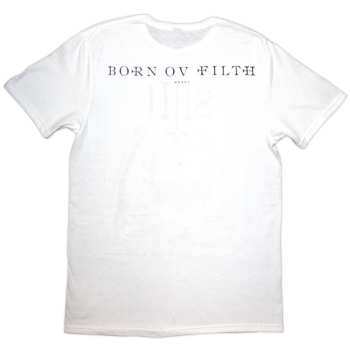 Mercancía Behemoth: Behemoth Unisex T-shirt: The Shit Ov God Sepia Parchment (white) (back Print) (small) S
