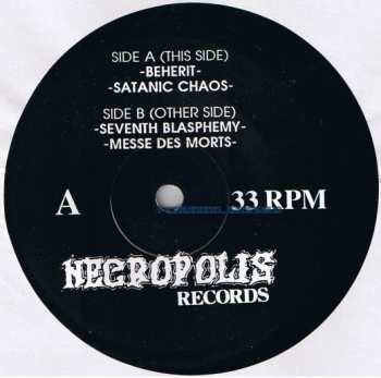 LP Beherit: Messe Des Morts (transparent Red)