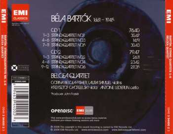 2CD Béla Bartók: String Quartets 1-6