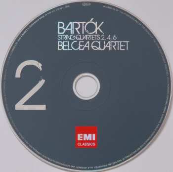 2CD Béla Bartók: String Quartets 1-6