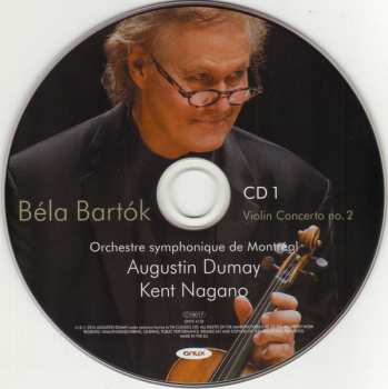 2CD Béla Bartók: Violin Concerto No. 2 – Concerto For Orchestra