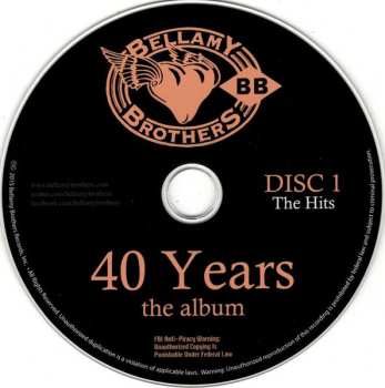2CD Bellamy Brothers: 40 Years 