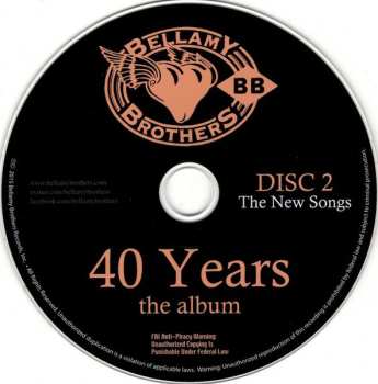 2CD Bellamy Brothers: 40 Years 
