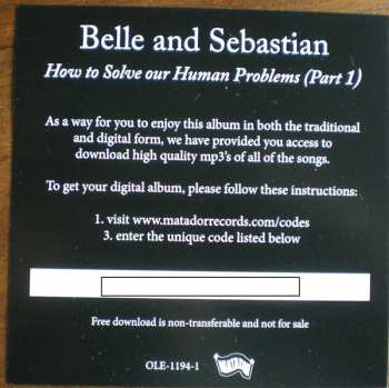 3LP/Caja Belle & Sebastian: How To Solve Our Human Problems LTD