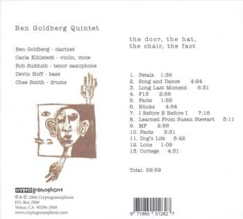 CD Ben Goldberg Quintet: The Door, The Hat, The Chair, The Fact