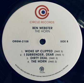 2LP Ben Webster: The Horn