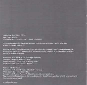 CD Bénabar: Les Bénéfices Du Doute