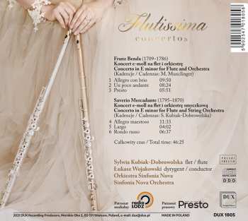 CD Giuseppe Saverio Mercadante: Flutissima Concertos
