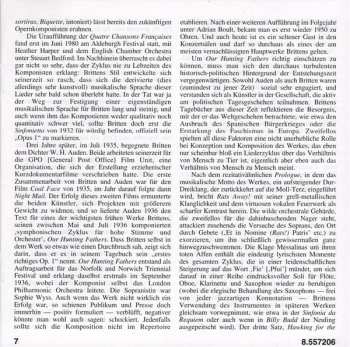 CD Benjamin Britten: Les Illuminations, Our Hunting Fathers, Chansons Francaises