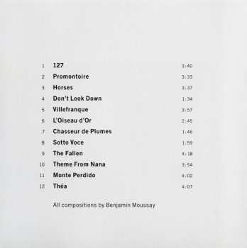 CD Benjamin Moussay: Promontoire