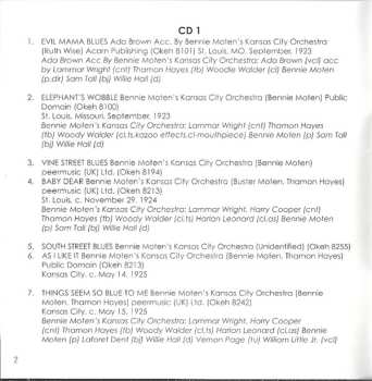 2CD Bennie Moten: The Bennie Moten Collection 1923-32