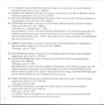2CD Bennie Moten: The Bennie Moten Collection 1923-32