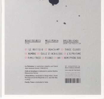 CD Benoît Delbecq Trio: Ink