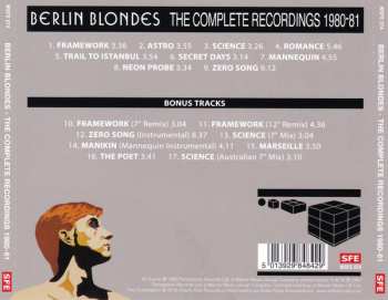 CD Berlin Blondes: The Complete Recordings 1980-81