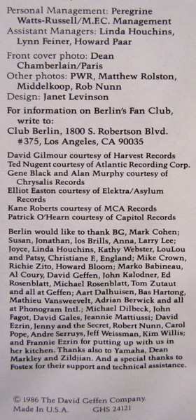 LP Berlin: Count Three & Pray