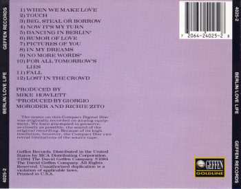 CD Berlin: Love Life