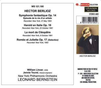 2CD Leonard Bernstein: Symphonie Fantastique / Harold En Italie / Romeo And Jiuliette / La Mort De Cleopatre