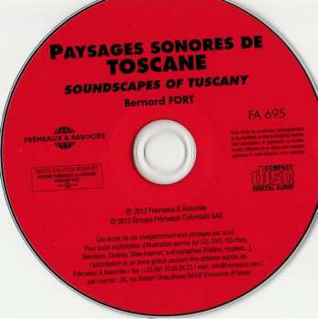 CD Bernard Fort: Paysages Sonores De Toscane [Soundscapes Of Tuscany]