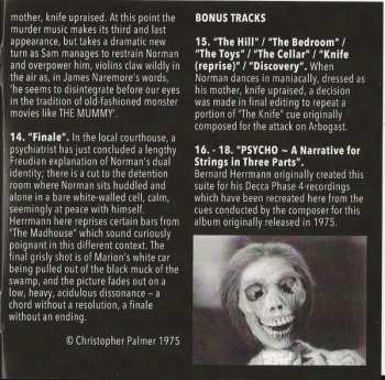 CD Bernard Herrmann: Psycho (Complete Music For Alfred Hitchcock's Classic Suspense Thriller) LTD