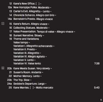 CD Bernard Herrmann: The Film Music Of Bernard Herrmann: Hangover Square & Citizen Kane