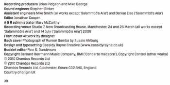 CD Bernard Herrmann: The Film Music Of Bernard Herrmann: Hangover Square & Citizen Kane