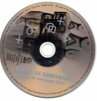 CD Bernd Alois Zimmermann: Requiem Für Einen Jungen Dichter
