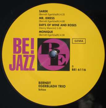 LP Berndt Egerbladh Trio: Schizo