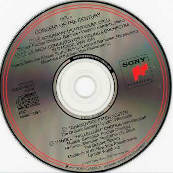 2CD/Caja Dietrich Fischer-Dieskau: Concert Of The Century