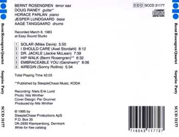 CD Bernt Rosengren Quartet: Surprise Party