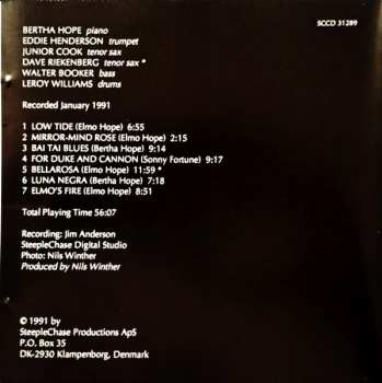 CD Bertha Hope: Elmo's Fire