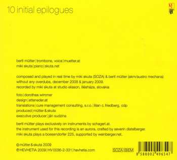 CD Mikuláš Škuta: 10 Initial Epilogues