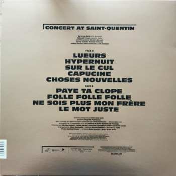 LP/CD Bertrand Belin: Concert At Saint-Quentin