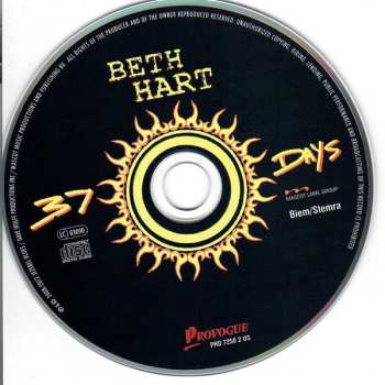 CD Beth Hart: 37 Days