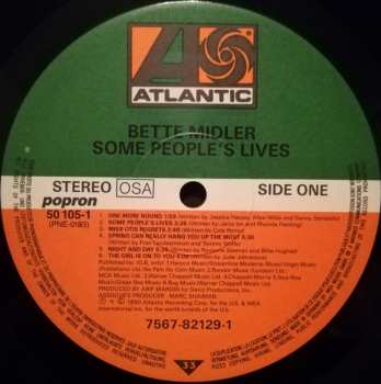 LP Bette Midler: Some People's Lives