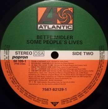 LP Bette Midler: Some People's Lives