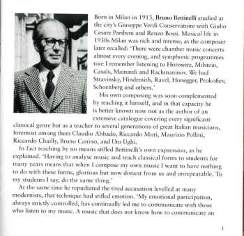 CD Bruno Bettinelli: Piano Music