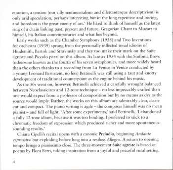 CD Bruno Bettinelli: Piano Music