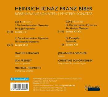 2CD Heinrich Ignaz Franz Biber: Mystery Sonatas - Rosenkranz-Sonaten