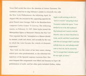 CD Bidú Sayão: Bachiana Brasiliera No. 5 Opera Arias & Brazilian Folksongs