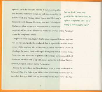 CD Bidú Sayão: Bachiana Brasiliera No. 5 Opera Arias & Brazilian Folksongs