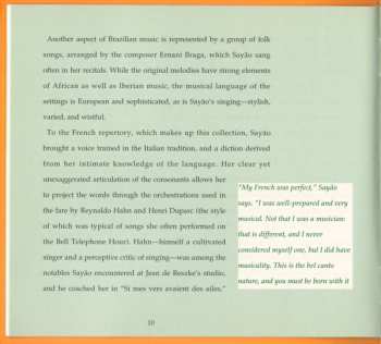 CD Bidú Sayão: Bachiana Brasiliera No. 5 Opera Arias & Brazilian Folksongs