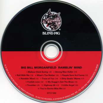 CD Big Bill Morganfield: Ramblin' Mind